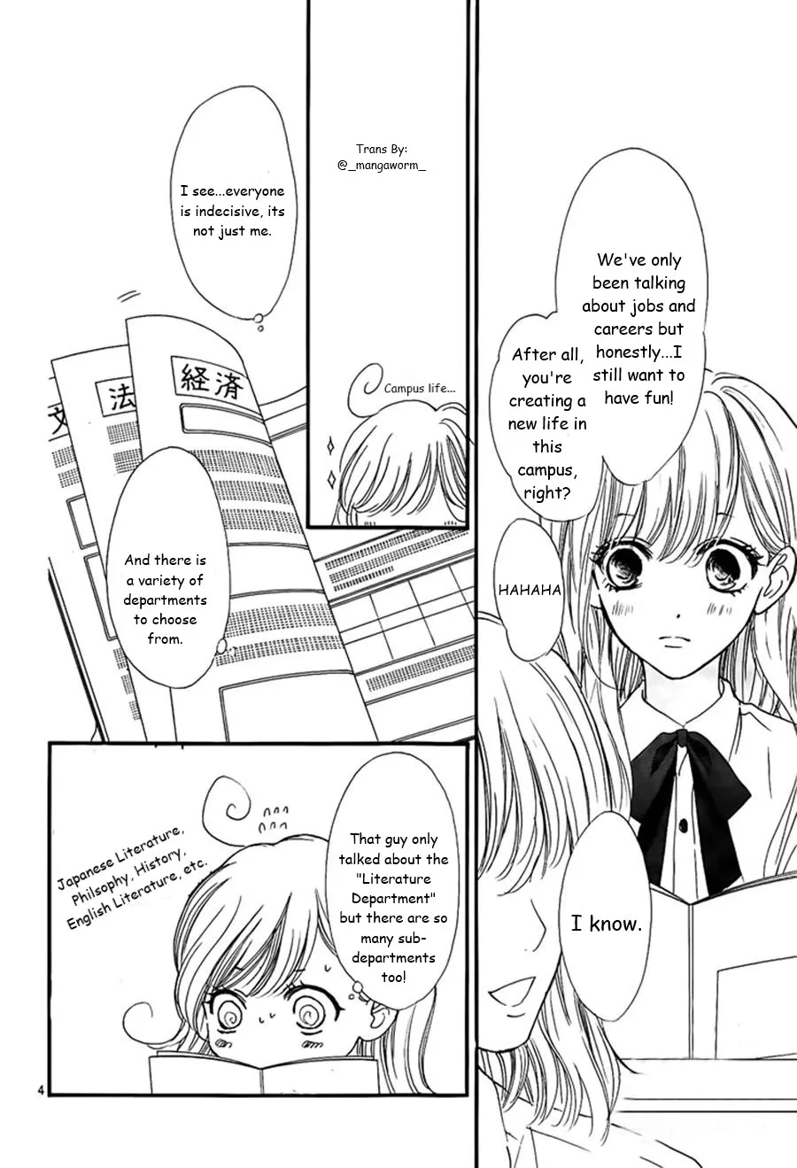 Boku ni Hana no Melancholy Chapter 47 page 3