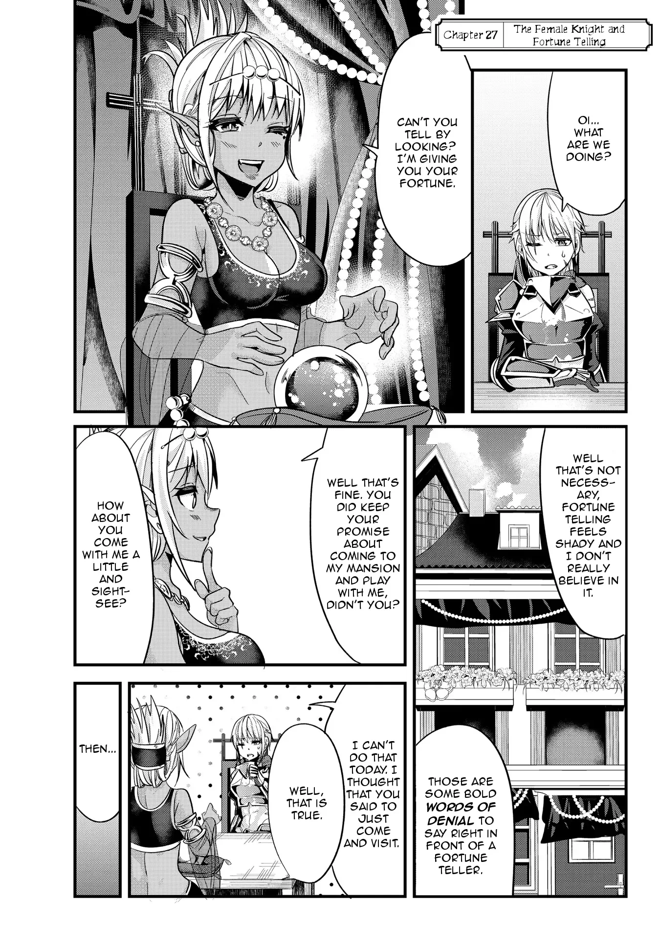 A Story About Treating a Female Knight Who Has Never Been Treated as a Woman as a Woman Chapter 27 page 1