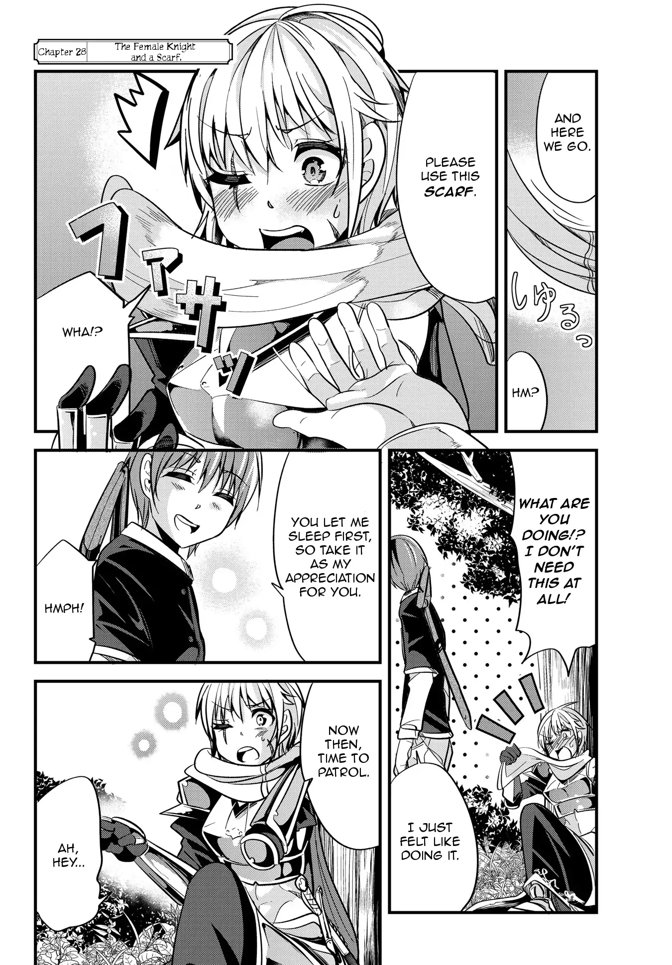 A Story About Treating a Female Knight Who Has Never Been Treated as a Woman as a Woman Chapter 28 page 2