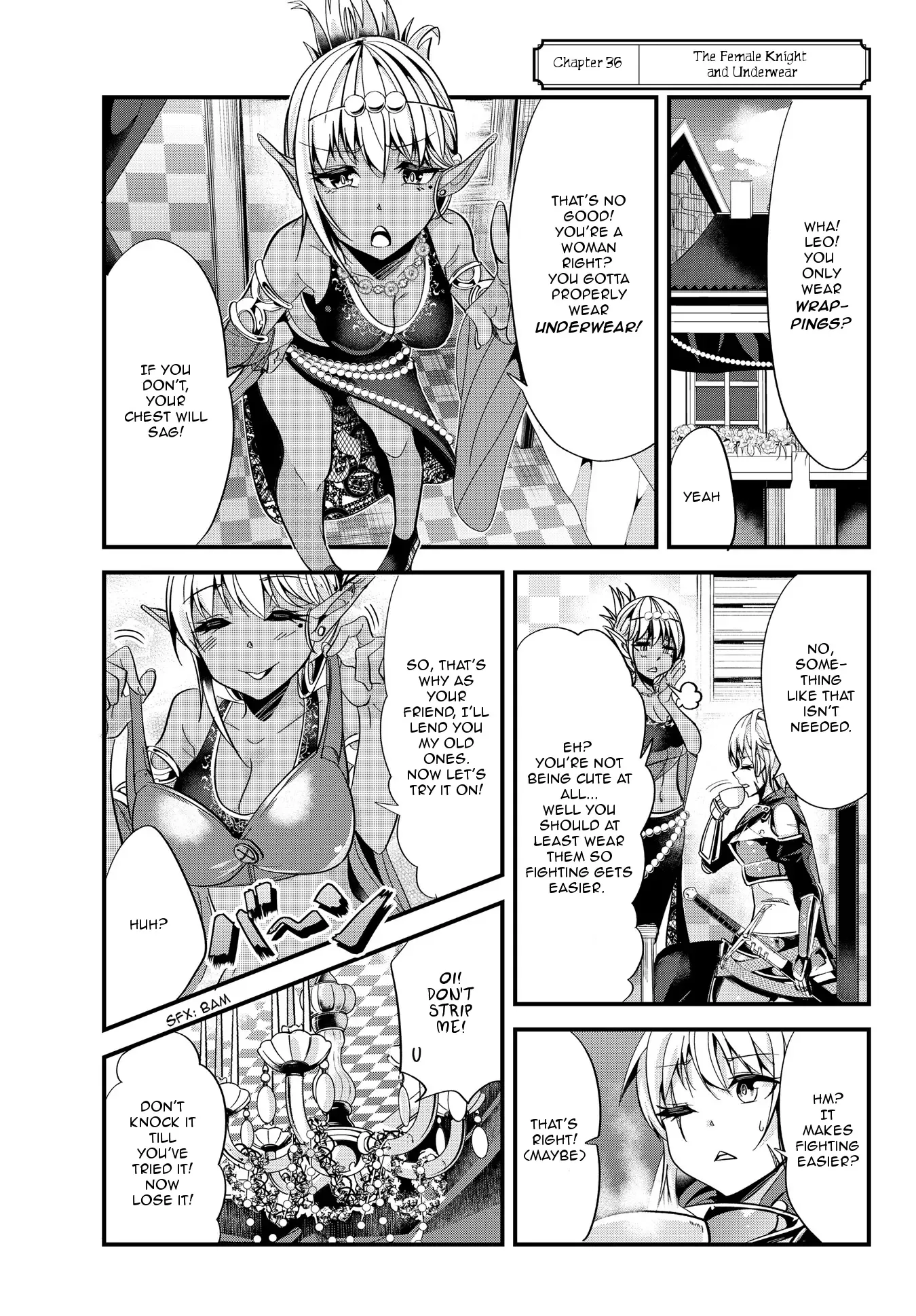A Story About Treating a Female Knight Who Has Never Been Treated as a Woman as a Woman Chapter 36 page 1
