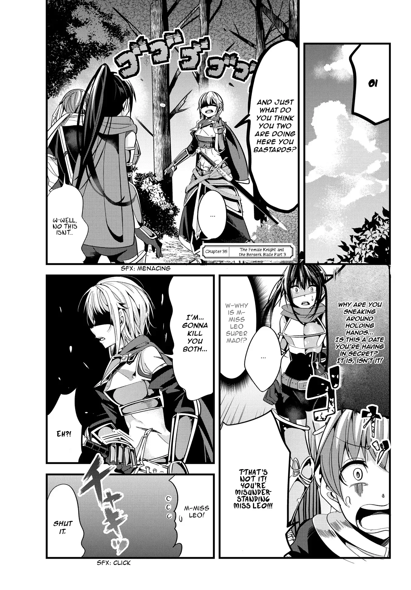 A Story About Treating a Female Knight Who Has Never Been Treated as a Woman as a Woman Chapter 35 page 1