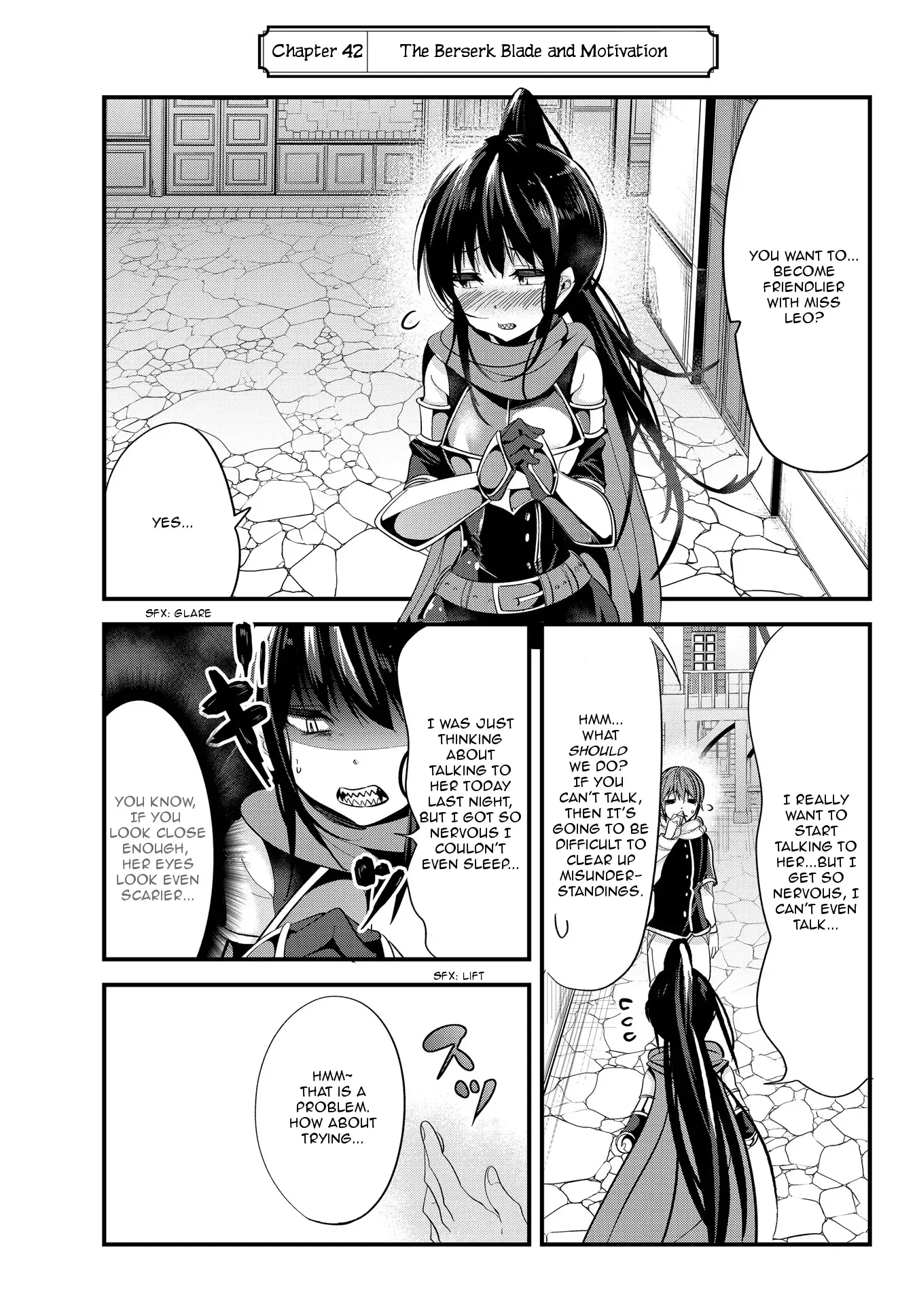 A Story About Treating a Female Knight Who Has Never Been Treated as a Woman as a Woman Chapter 42 page 1