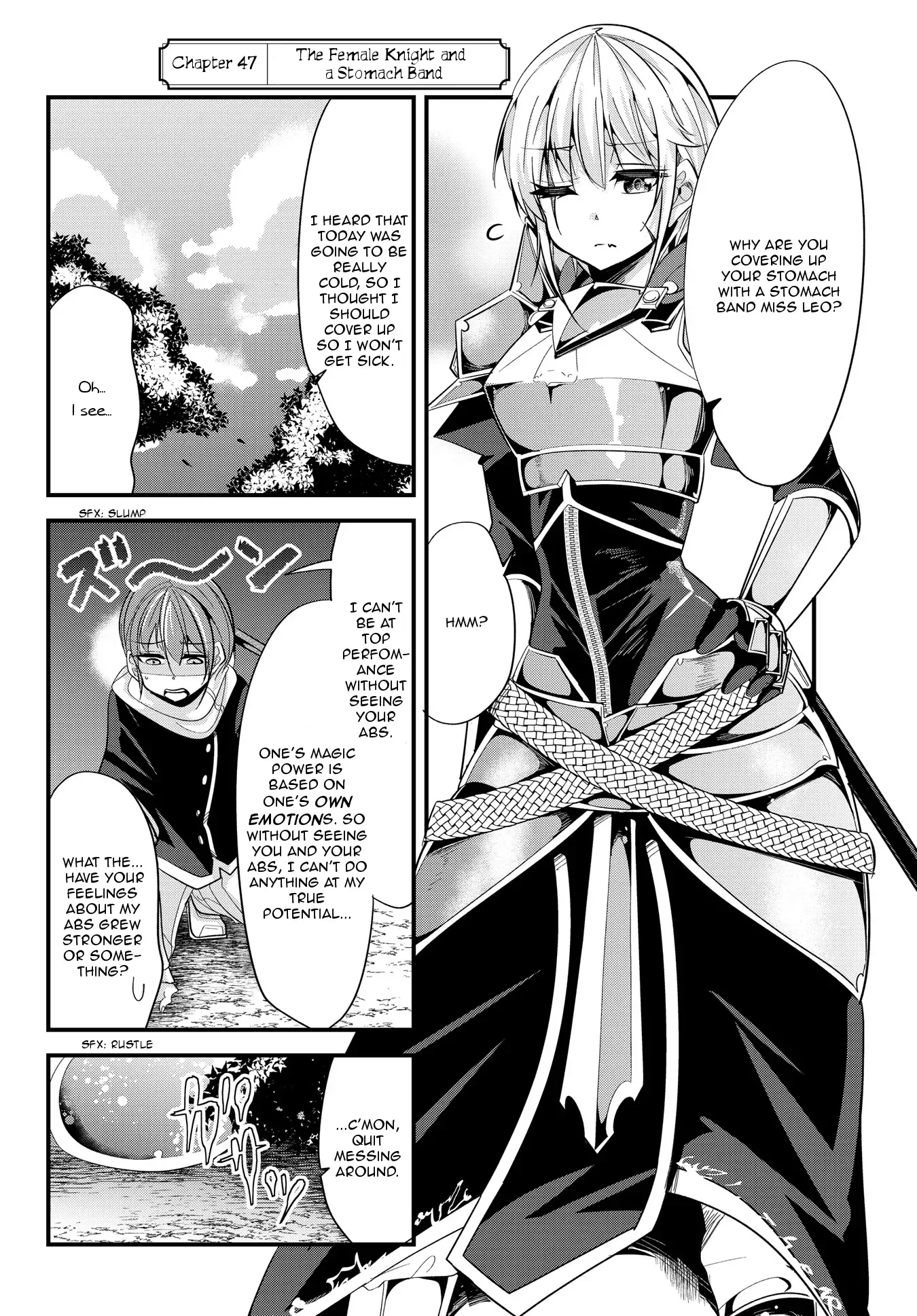 A Story About Treating a Female Knight Who Has Never Been Treated as a Woman as a Woman Chapter 47 page 2