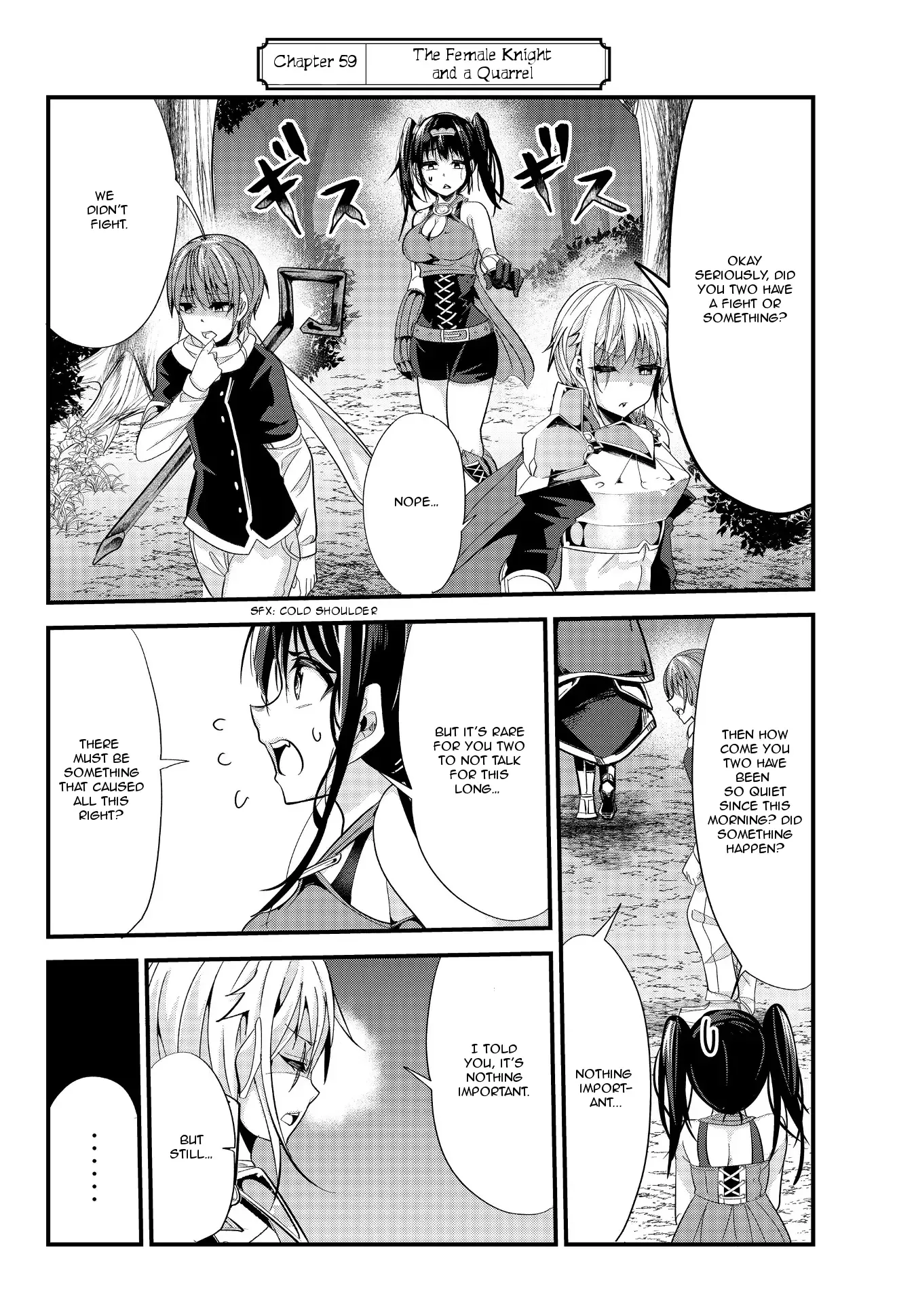 A Story About Treating a Female Knight Who Has Never Been Treated as a Woman as a Woman Chapter 59 page 2