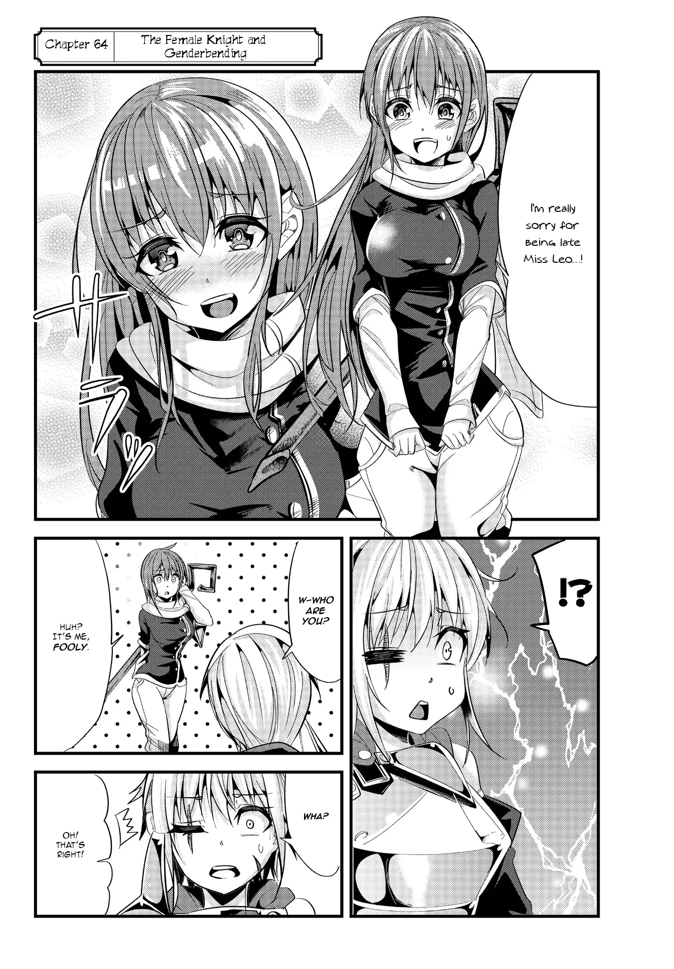 A Story About Treating a Female Knight Who Has Never Been Treated as a Woman as a Woman Chapter 64 page 2