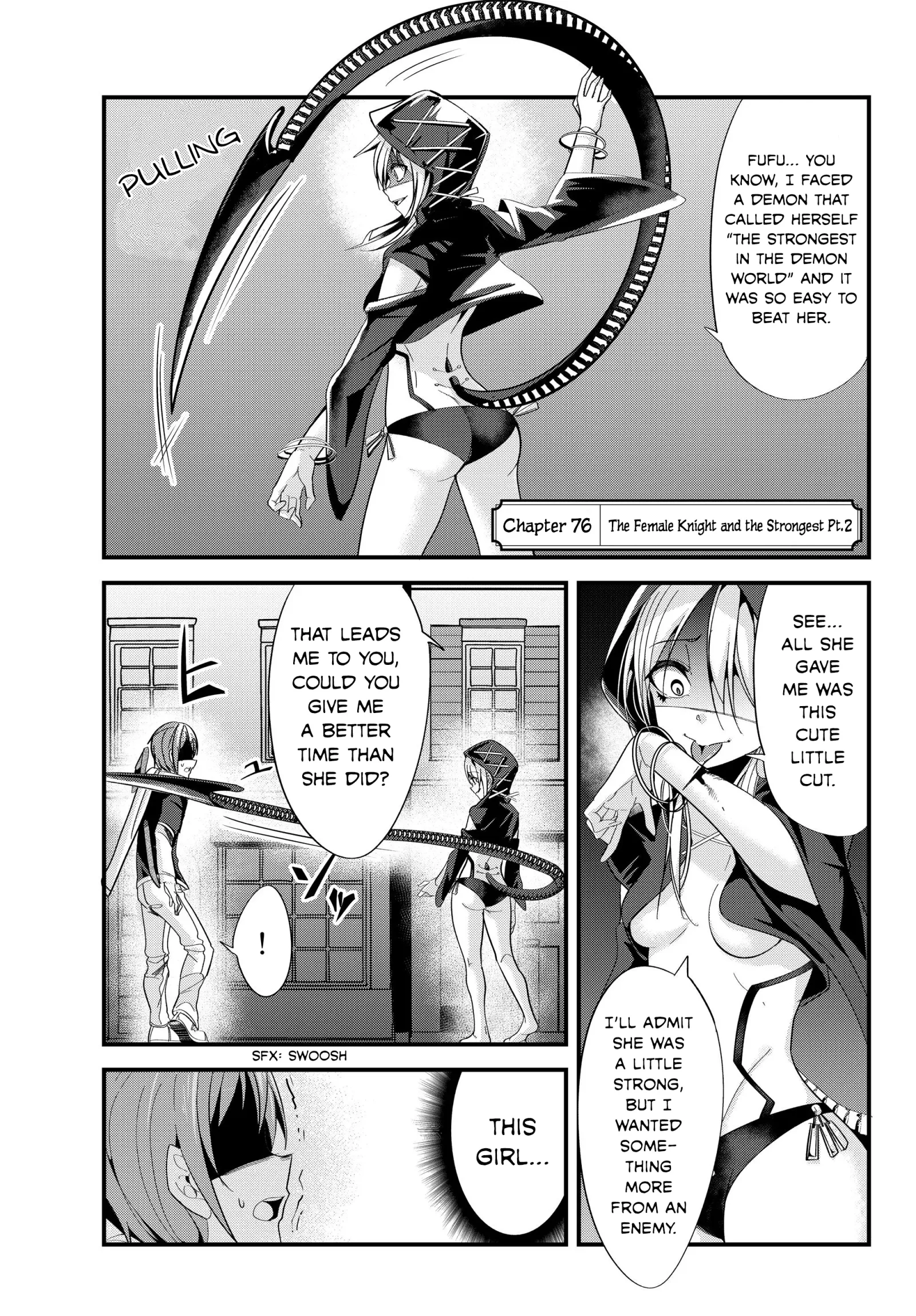 A Story About Treating a Female Knight Who Has Never Been Treated as a Woman as a Woman Chapter 76 page 1