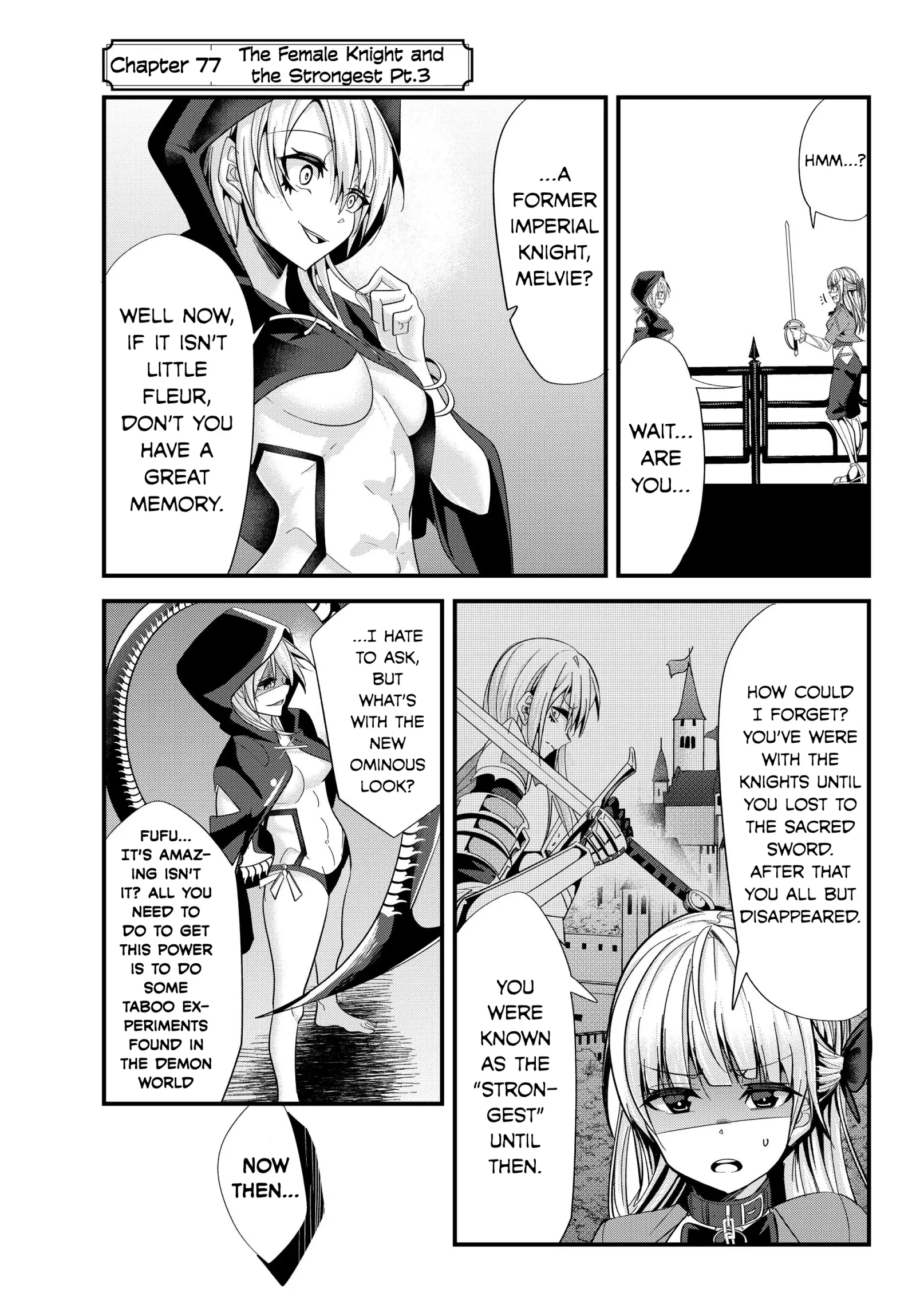 A Story About Treating a Female Knight Who Has Never Been Treated as a Woman as a Woman Chapter 77 page 1