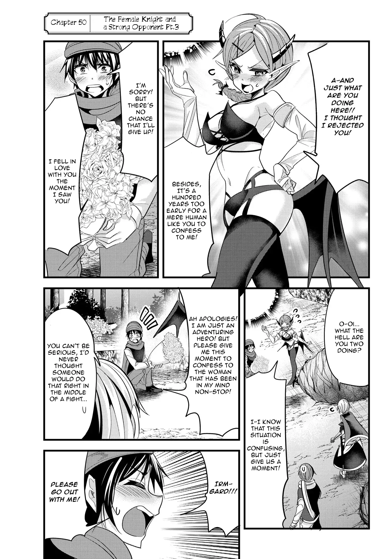 A Story About Treating a Female Knight Who Has Never Been Treated as a Woman as a Woman Chapter 50 page 1