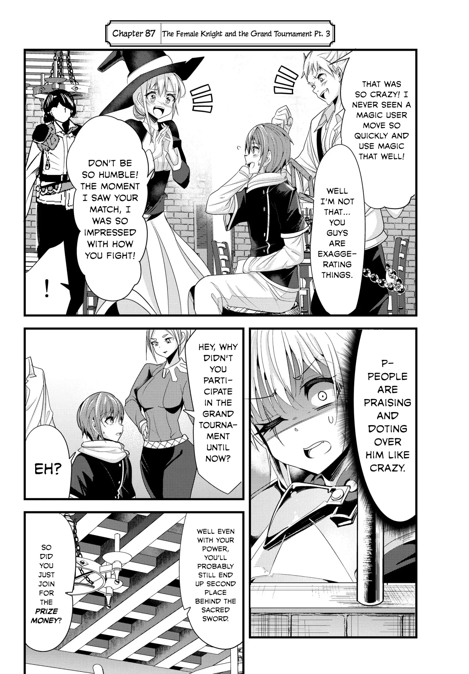 A Story About Treating a Female Knight Who Has Never Been Treated as a Woman as a Woman Chapter 87 page 2