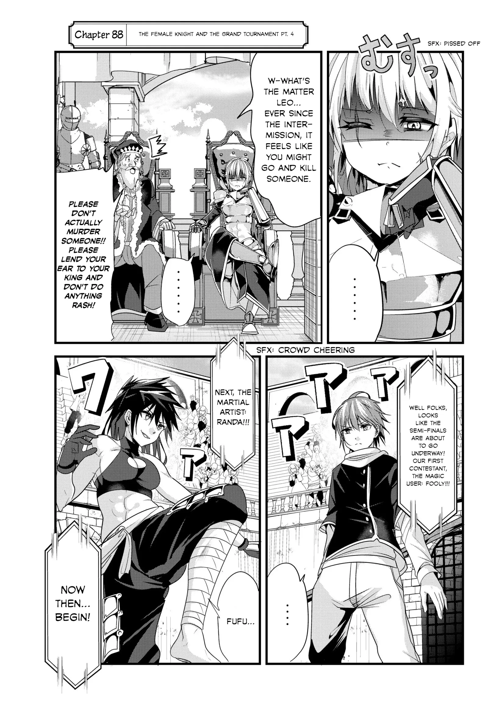 A Story About Treating a Female Knight Who Has Never Been Treated as a Woman as a Woman Chapter 88 page 1