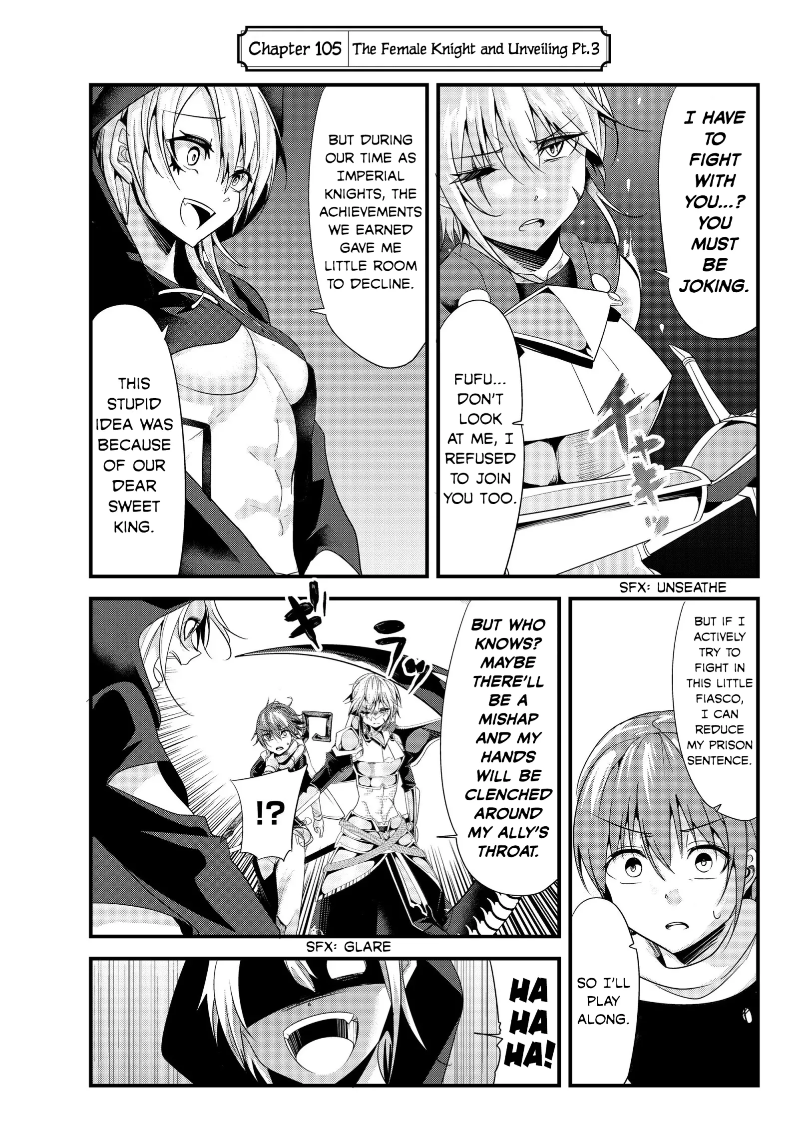 A Story About Treating a Female Knight Who Has Never Been Treated as a Woman as a Woman Chapter 105 page 1