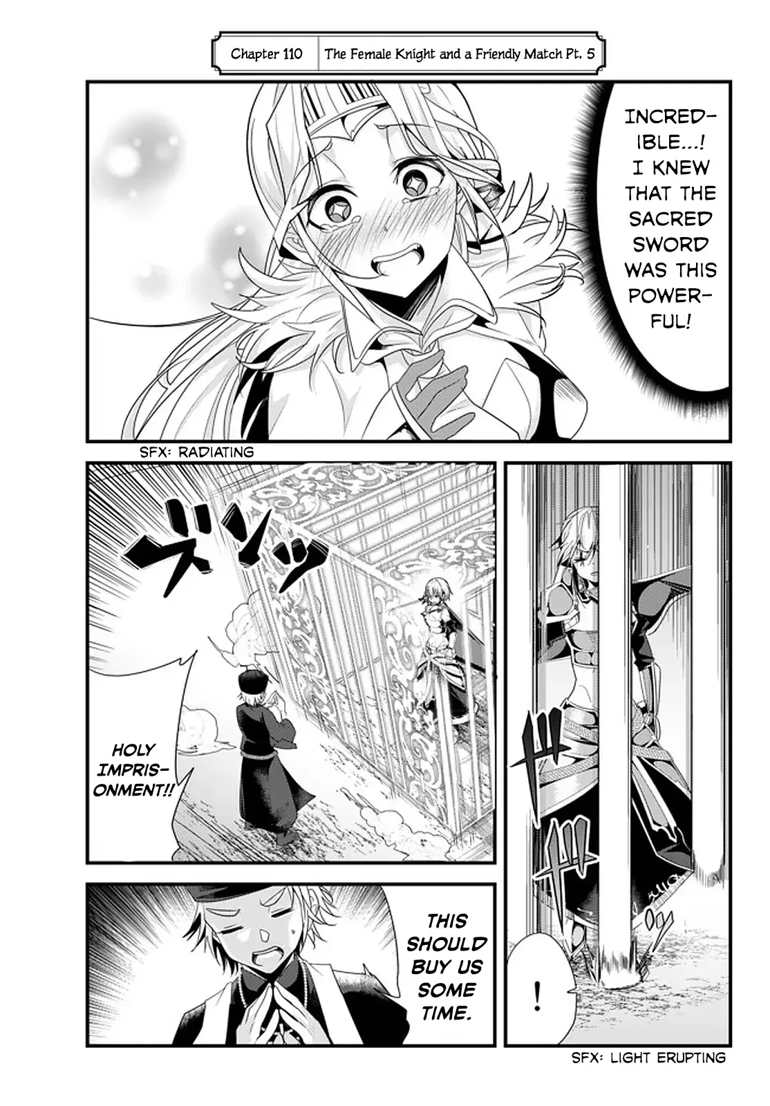 A Story About Treating a Female Knight Who Has Never Been Treated as a Woman as a Woman Chapter 110 page 1