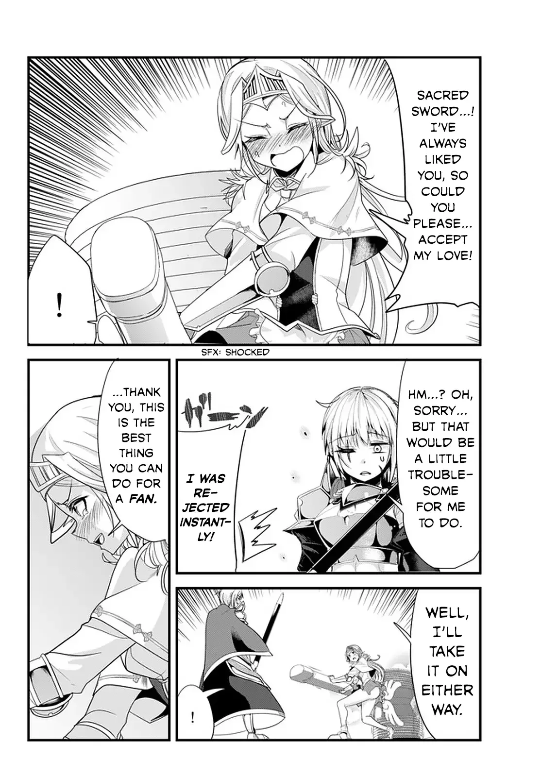 A Story About Treating a Female Knight Who Has Never Been Treated as a Woman as a Woman Chapter 110 page 4