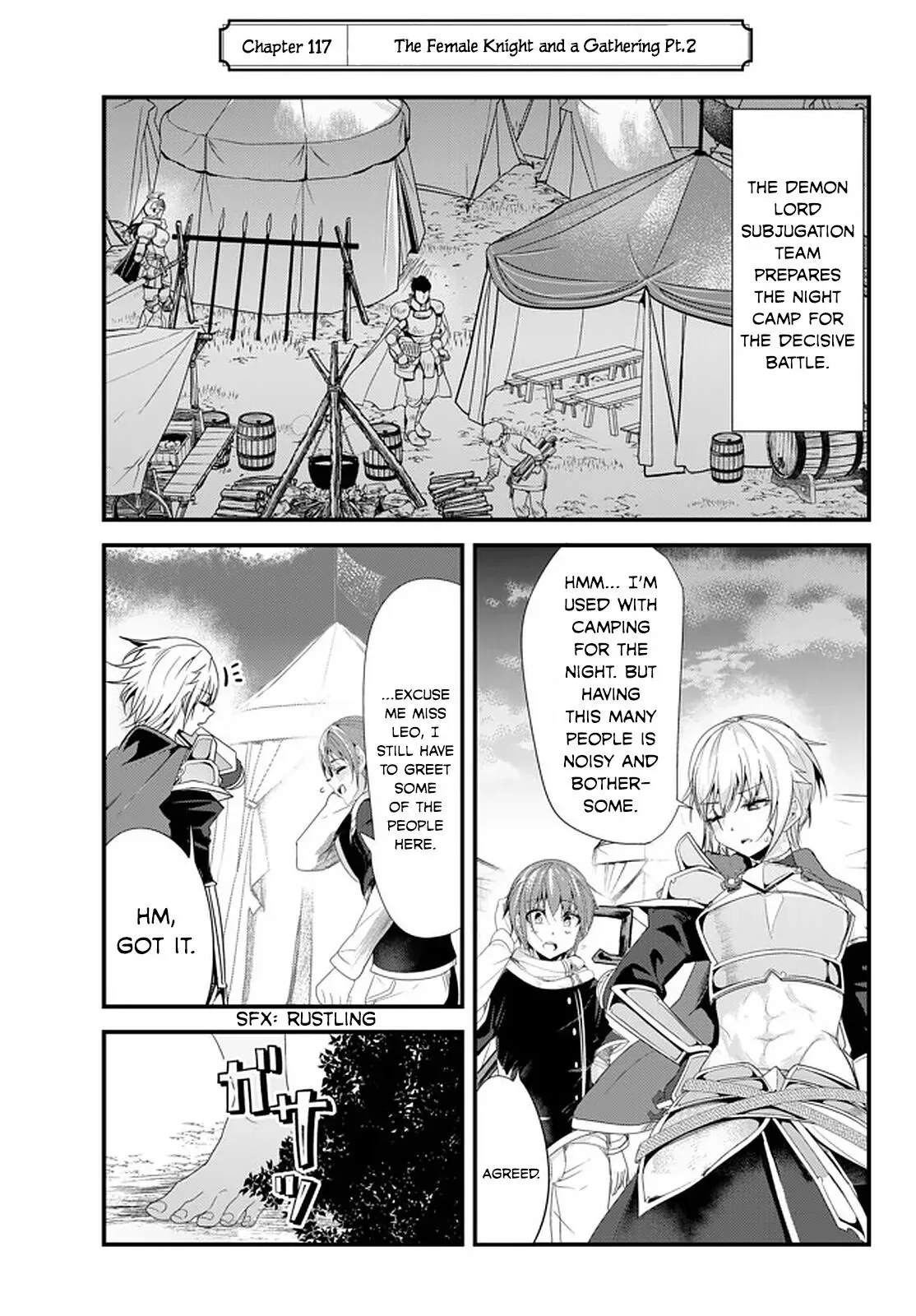 A Story About Treating a Female Knight Who Has Never Been Treated as a Woman as a Woman Chapter 117 page 1