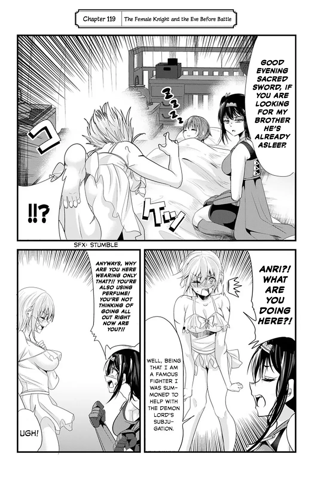 A Story About Treating a Female Knight Who Has Never Been Treated as a Woman as a Woman Chapter 119 page 2