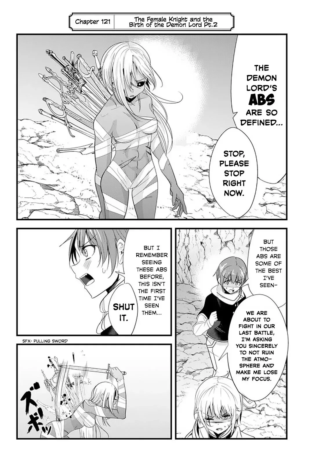 A Story About Treating a Female Knight Who Has Never Been Treated as a Woman as a Woman Chapter 121 page 4
