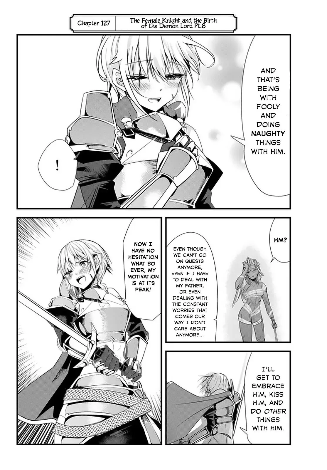 A Story About Treating a Female Knight Who Has Never Been Treated as a Woman as a Woman Chapter 127 page 2