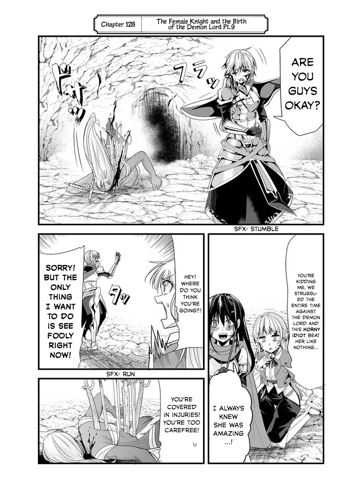 A Story About Treating a Female Knight Who Has Never Been Treated as a Woman as a Woman Chapter 128 page 1