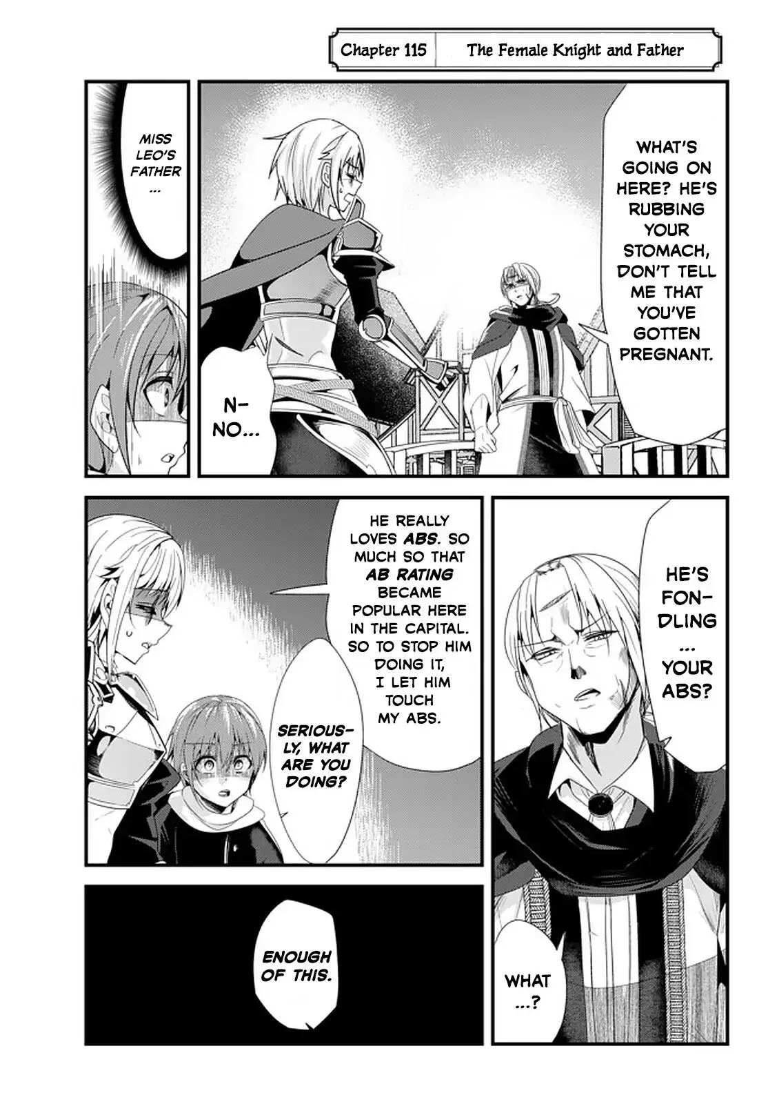 A Story About Treating a Female Knight Who Has Never Been Treated as a Woman as a Woman Chapter 115 page 1