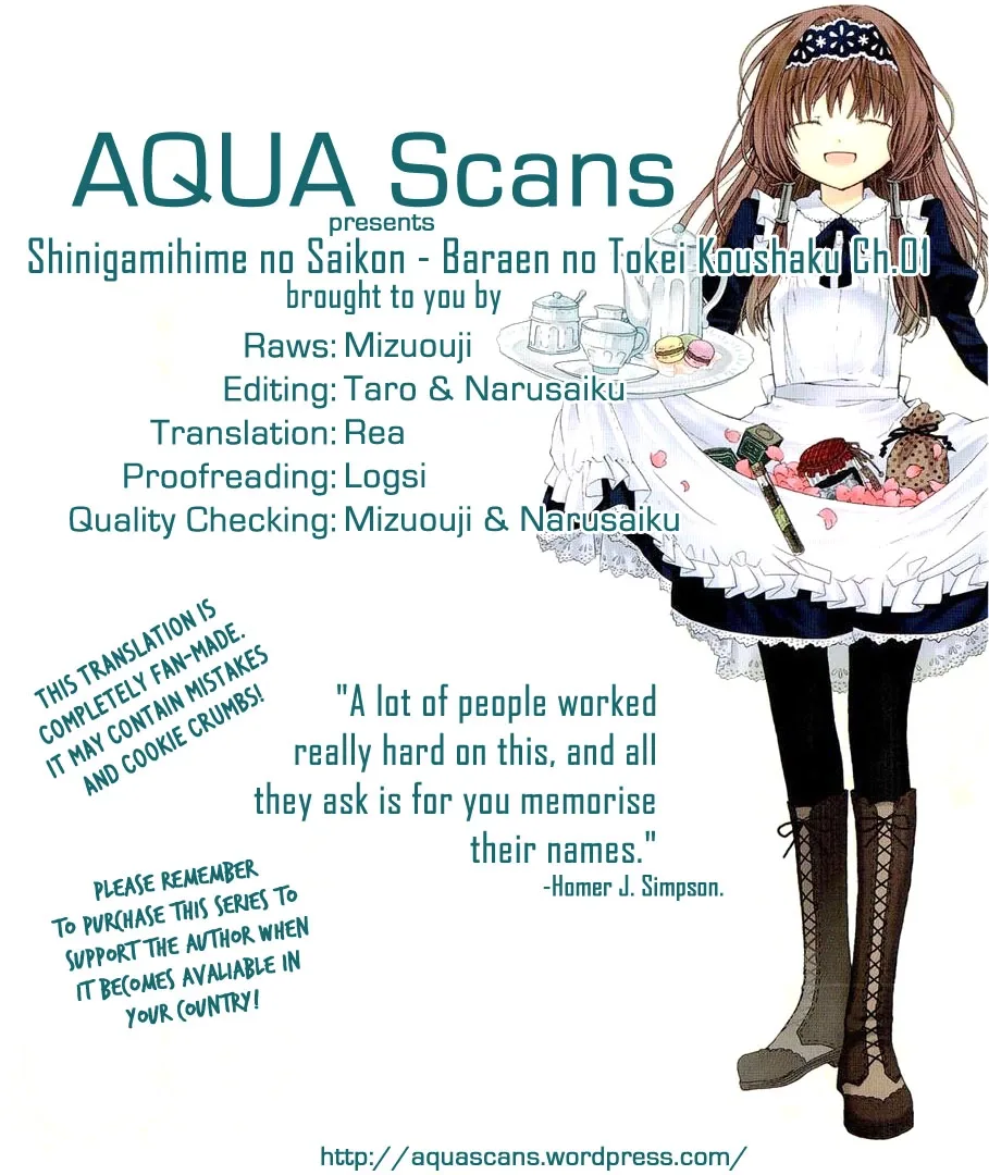Shinigami Hime no Saikon -Baraen no Tokei Koushaku- Chapter 1 page 28