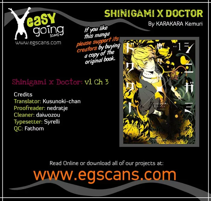 Shinigami x Doctor Chapter 3 page 1