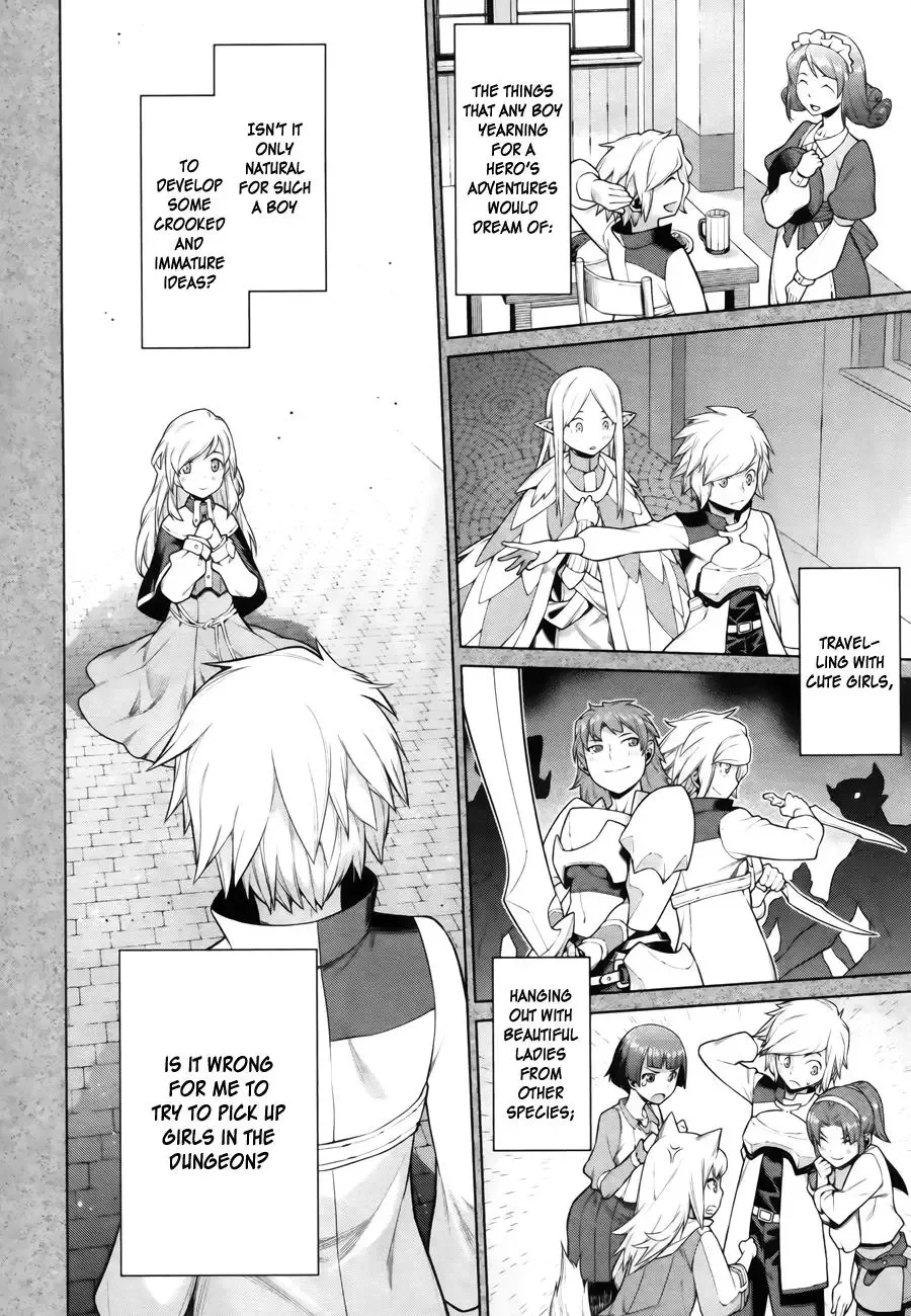 Dungeon ni Deai wo Motomeru no wa Machigatteiru Darou ka Chapter 1 page 9