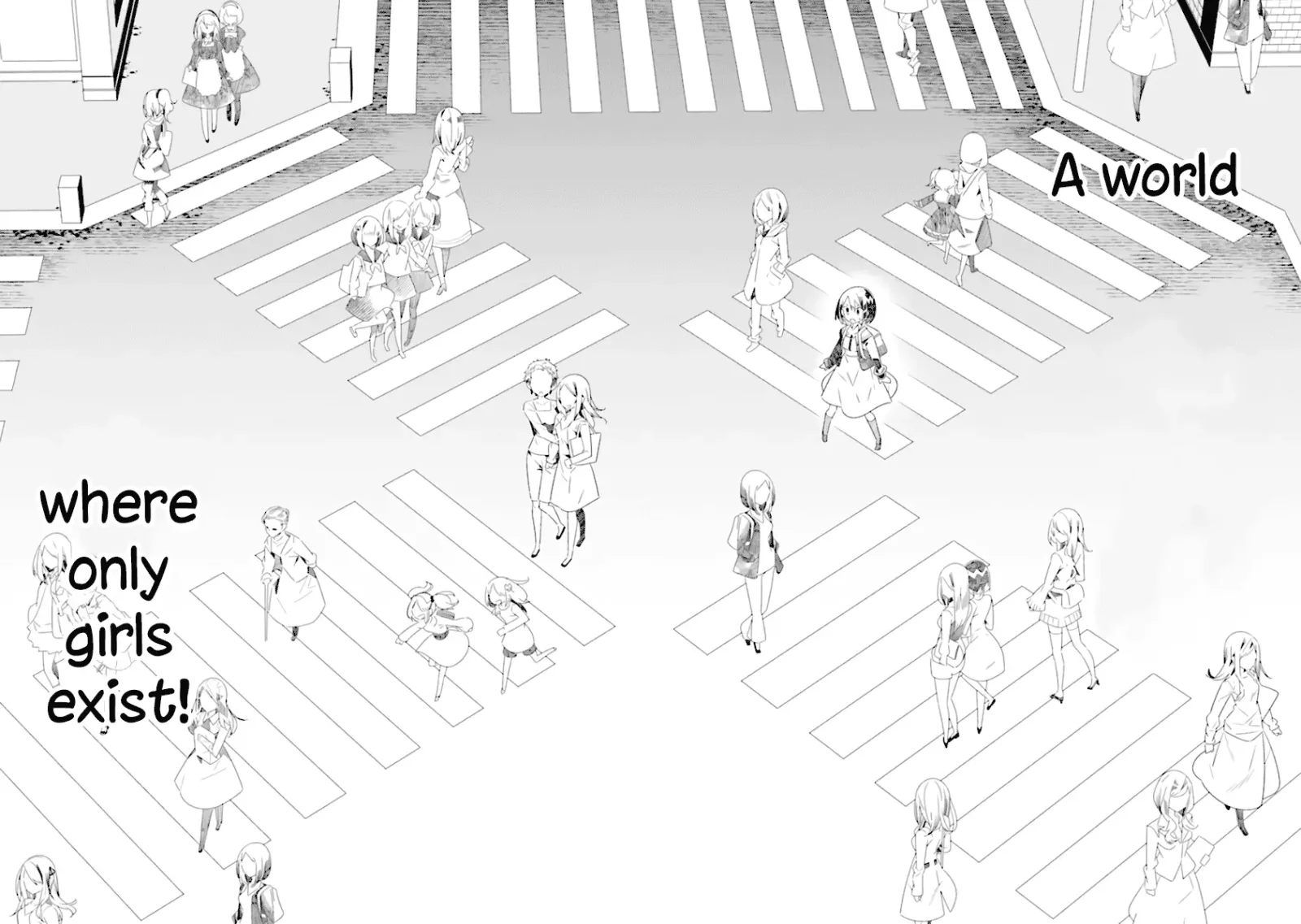 All of Humanity is Yuri Except For Me Chapter 1.1 page 12