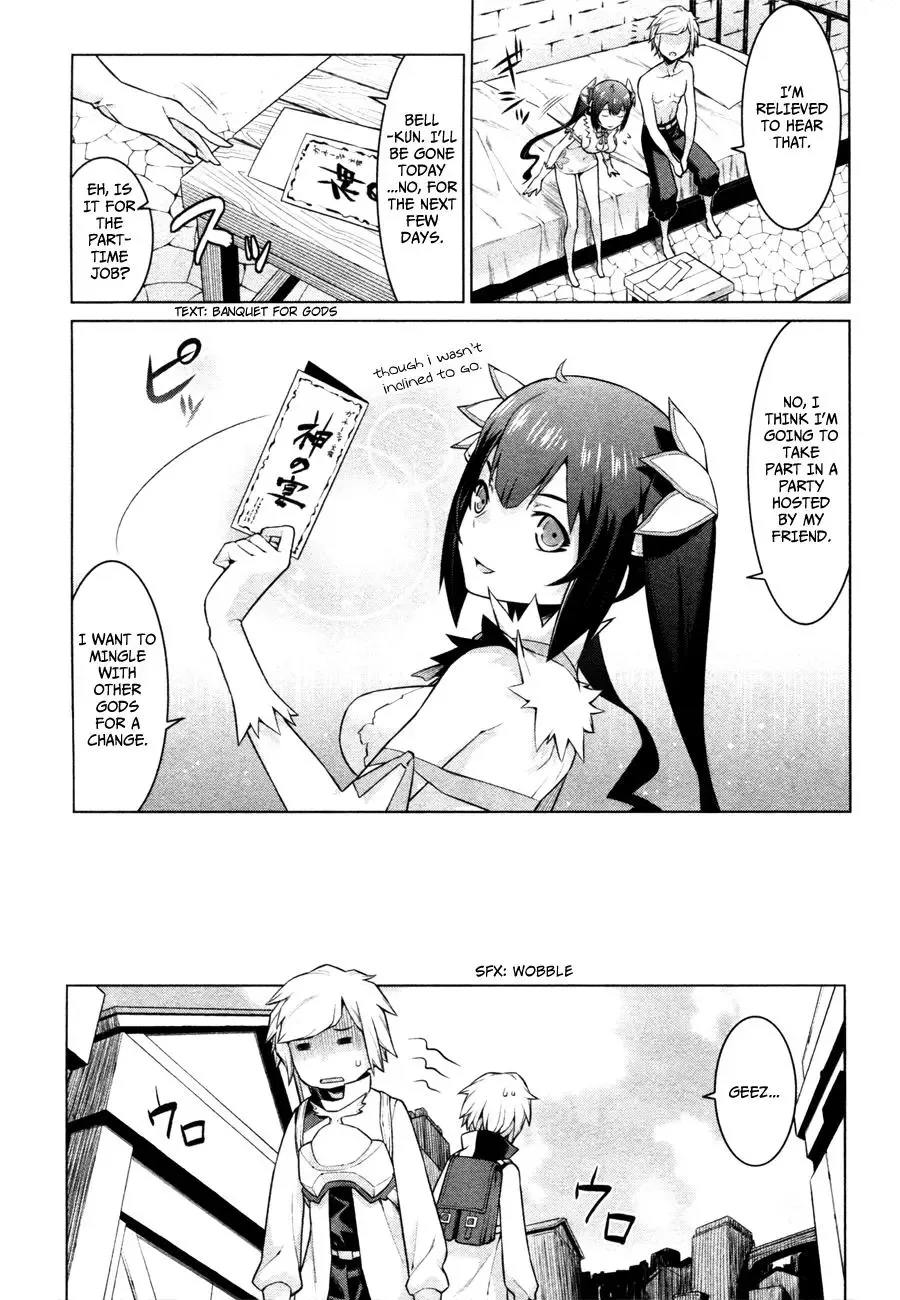 Dungeon ni Deai wo Motomeru no wa Machigatteiru Darou ka Chapter 4 page 9