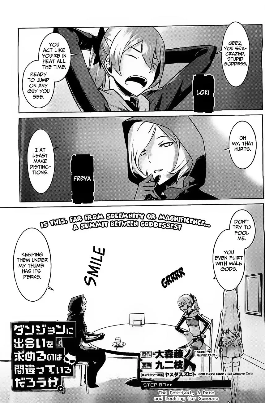 Dungeon ni Deai wo Motomeru no wa Machigatteiru Darou ka Chapter 7 page 3