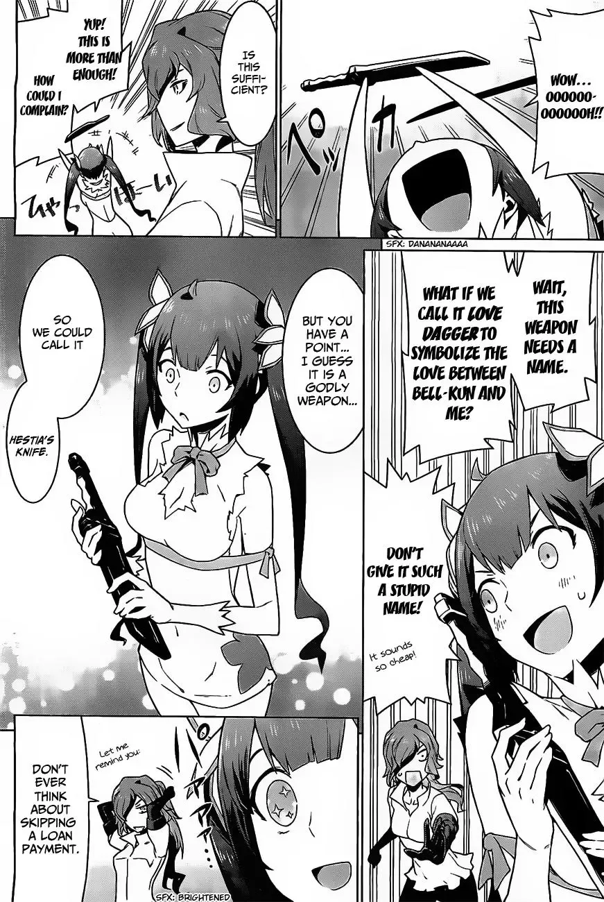 Dungeon ni Deai wo Motomeru no wa Machigatteiru Darou ka Chapter 7 page 8