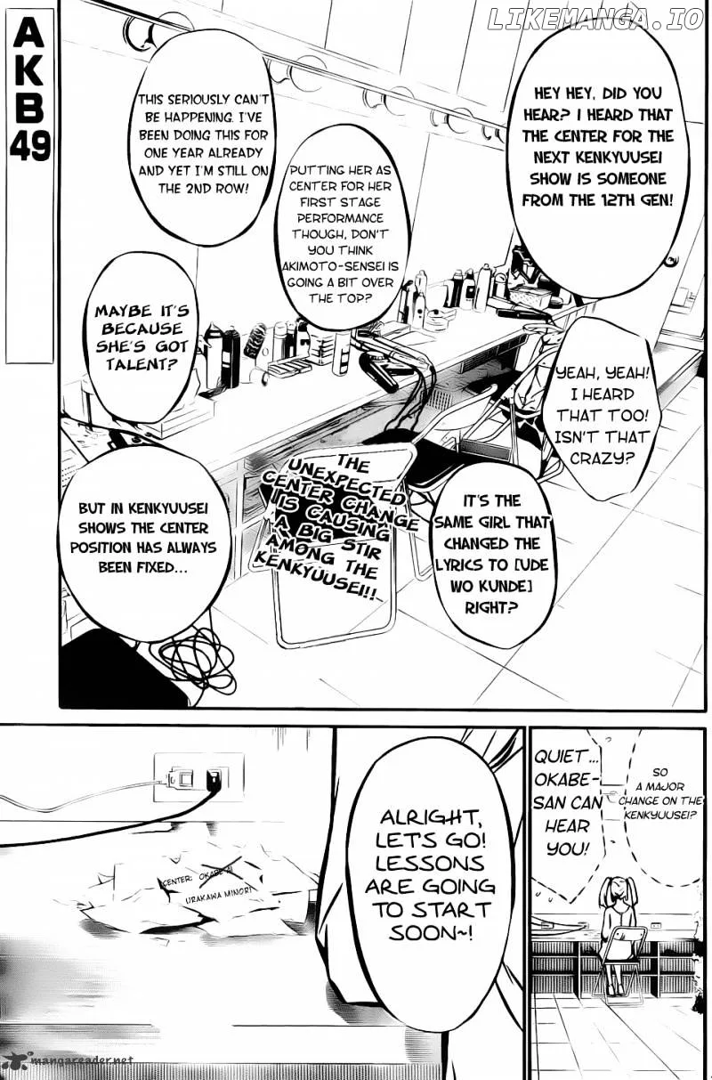 AKB49 - Renai Kinshi Jourei Chapter 6 page 1