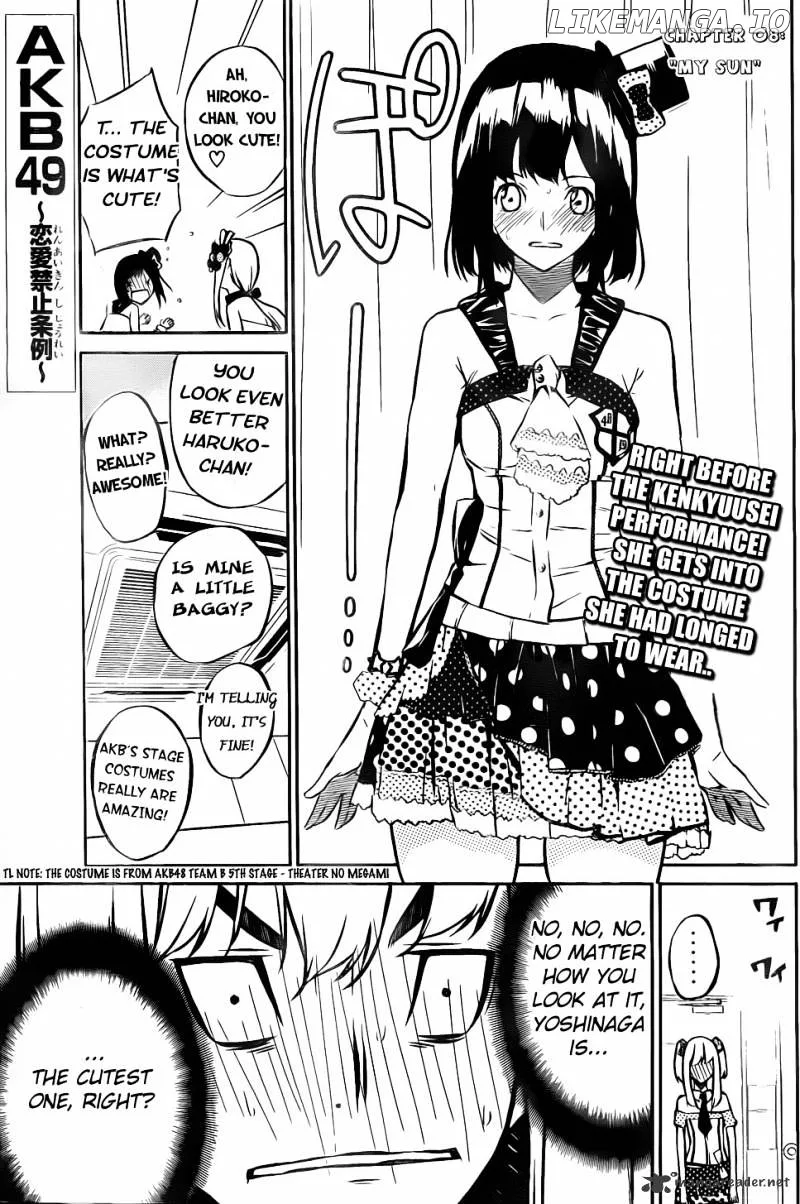 AKB49 - Renai Kinshi Jourei Chapter 8 page 1