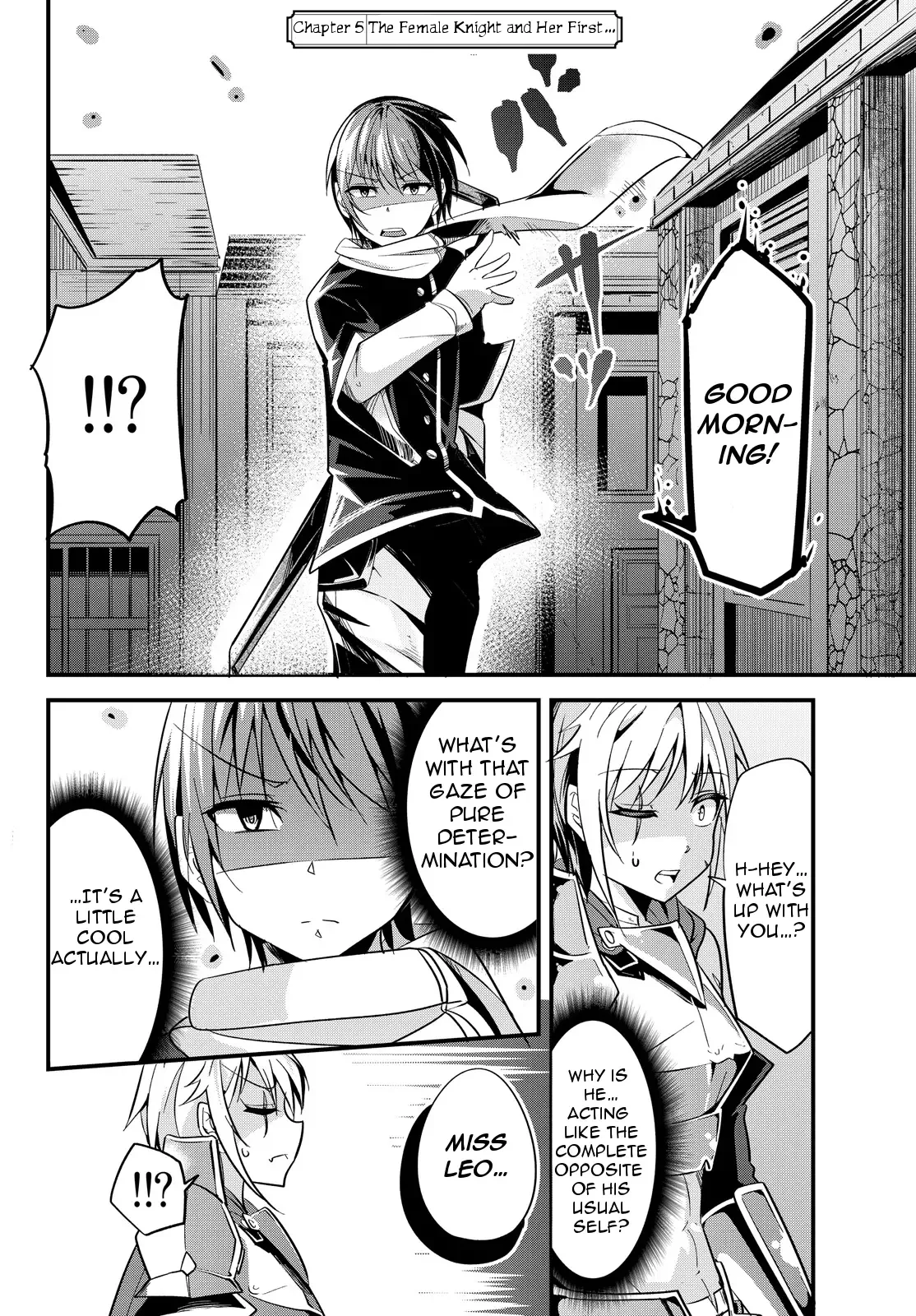 A Story About Treating a Female Knight Who Has Never Been Treated as a Woman as a Woman Chapter 5 page 2