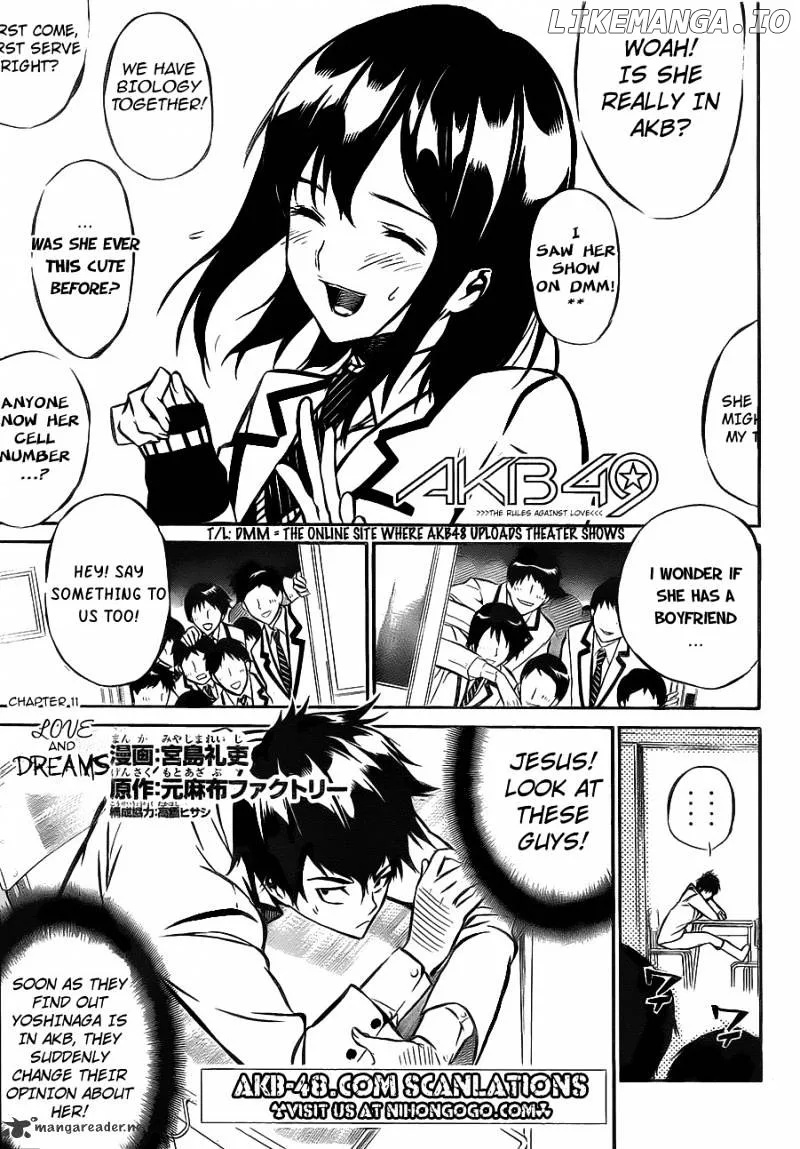 AKB49 - Renai Kinshi Jourei Chapter 11 page 1