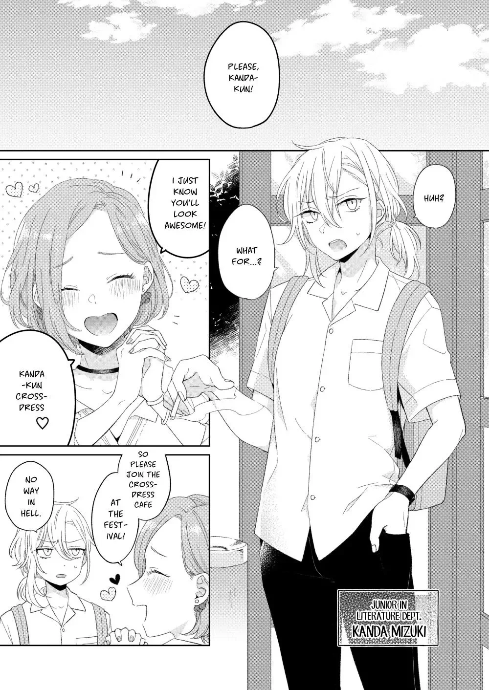 Handsome Girl and Sheltered Girl Chapter 1 page 6