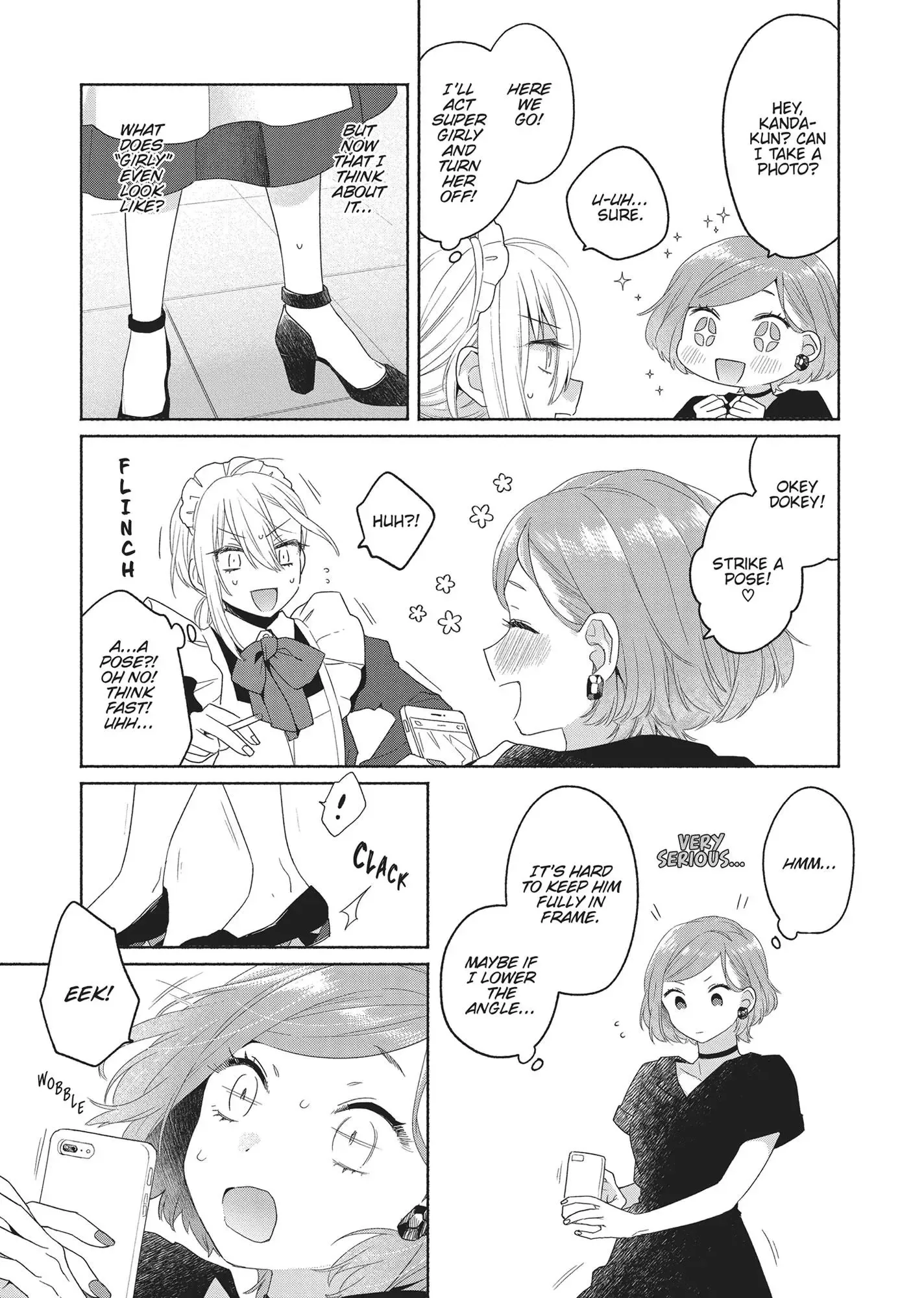 Handsome Girl and Sheltered Girl Chapter 1.5 page 3