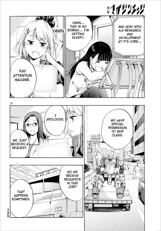 Robot Izonkei Joshi no Meiwaku na Nichijou Chapter 2 page 13