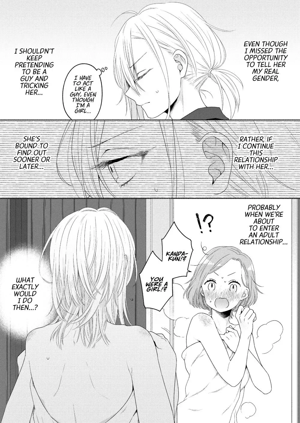 Handsome Girl and Sheltered Girl Chapter 2 page 9