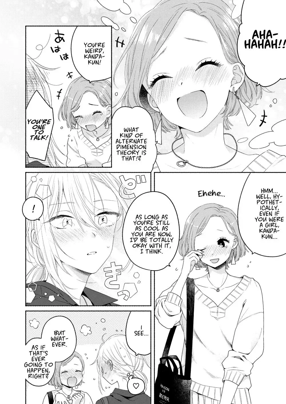 Handsome Girl and Sheltered Girl Chapter 2 page 22