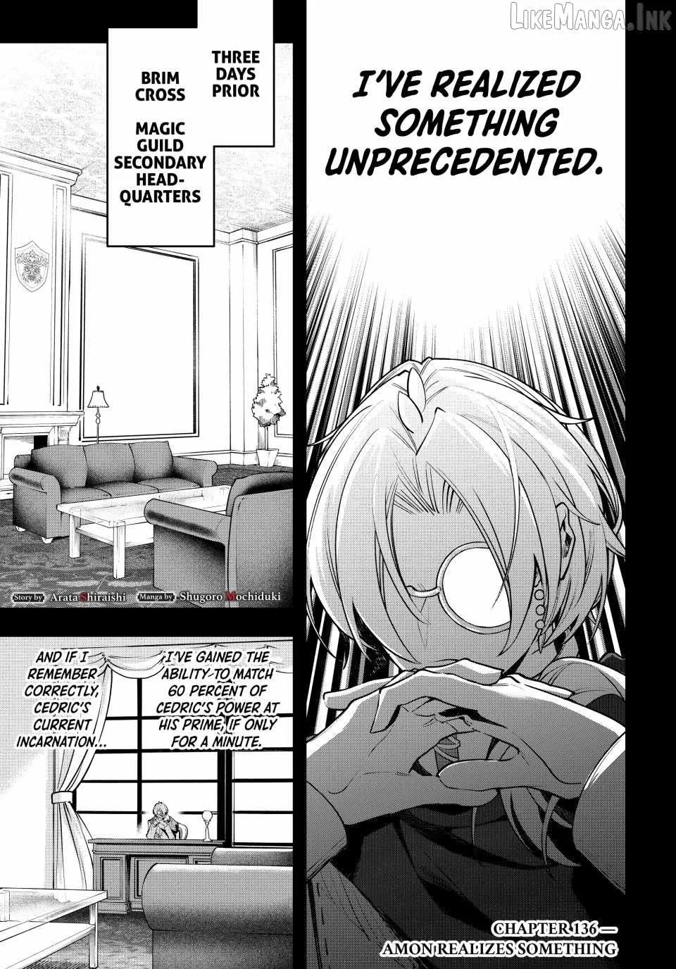 Majutsu Guild Sousui ~Umarekawatte Imasara Yarinaosu Nidome no Gakuin Seikatsu~ Chapter 136 page 1