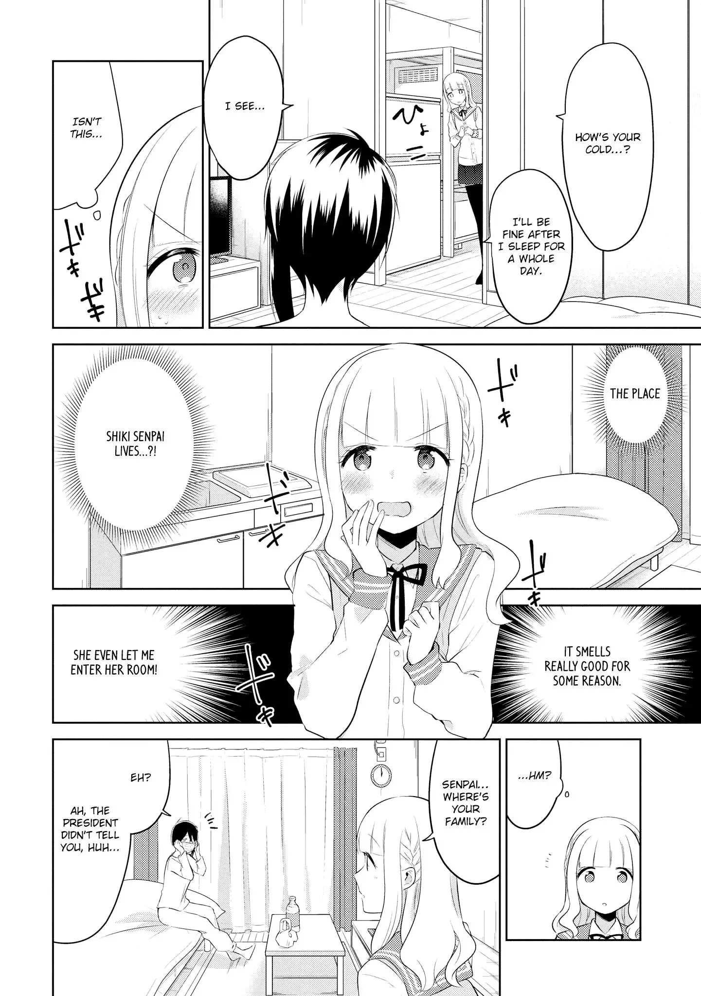 Ikemen Sugidesu Shiki-senpai! Chapter 4 page 6