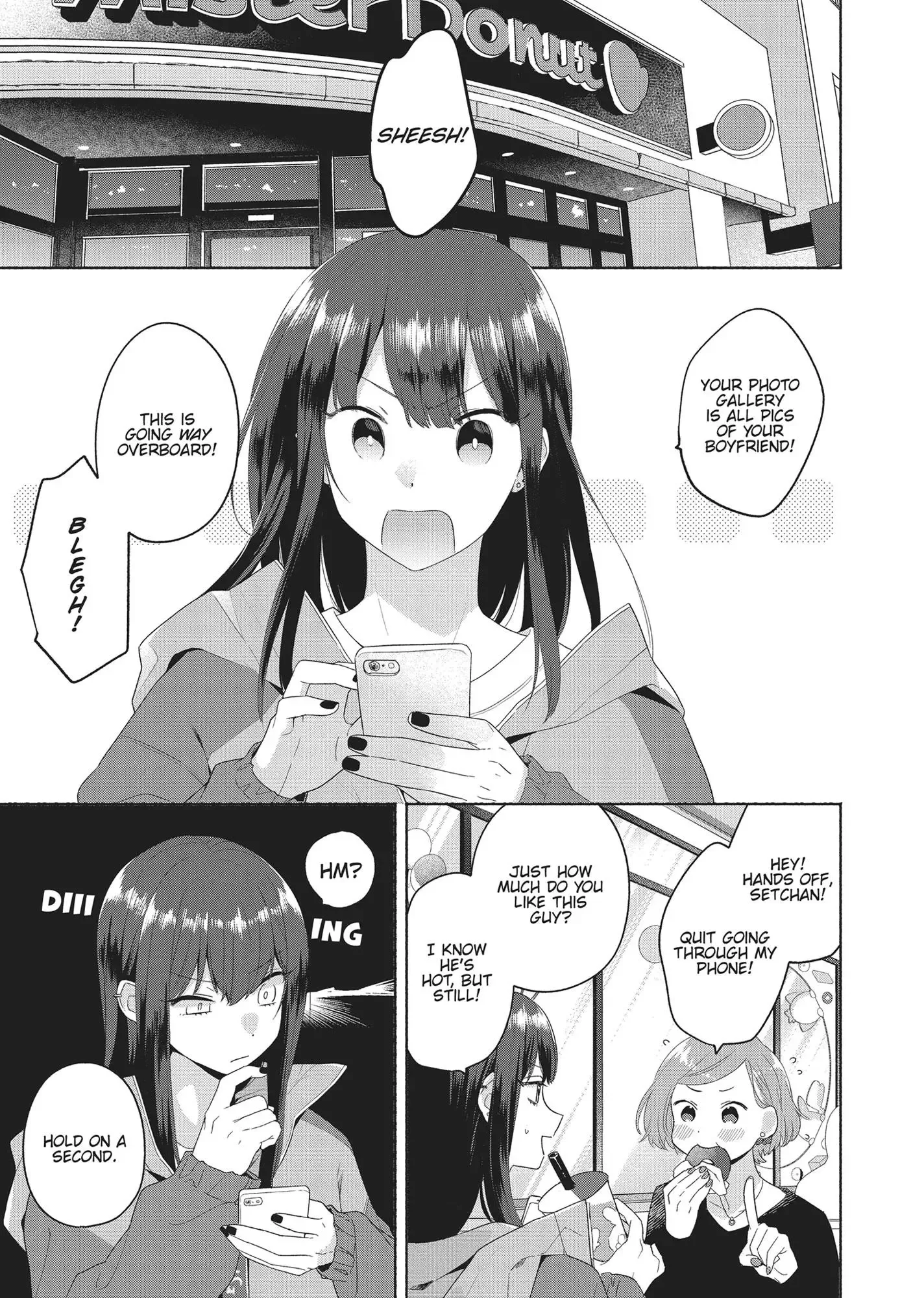Handsome Girl and Sheltered Girl Chapter 3.5 page 3