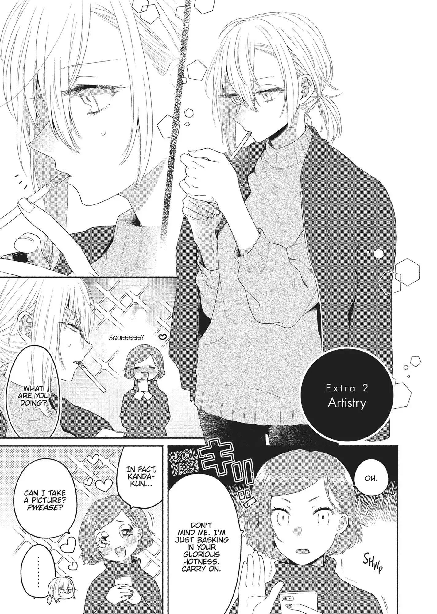 Handsome Girl and Sheltered Girl Chapter 3.5 page 1