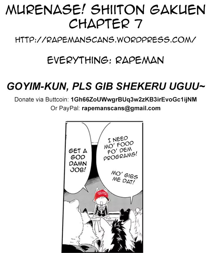 Murenase! Shiiton Gakuen Chapter 7 page 25
