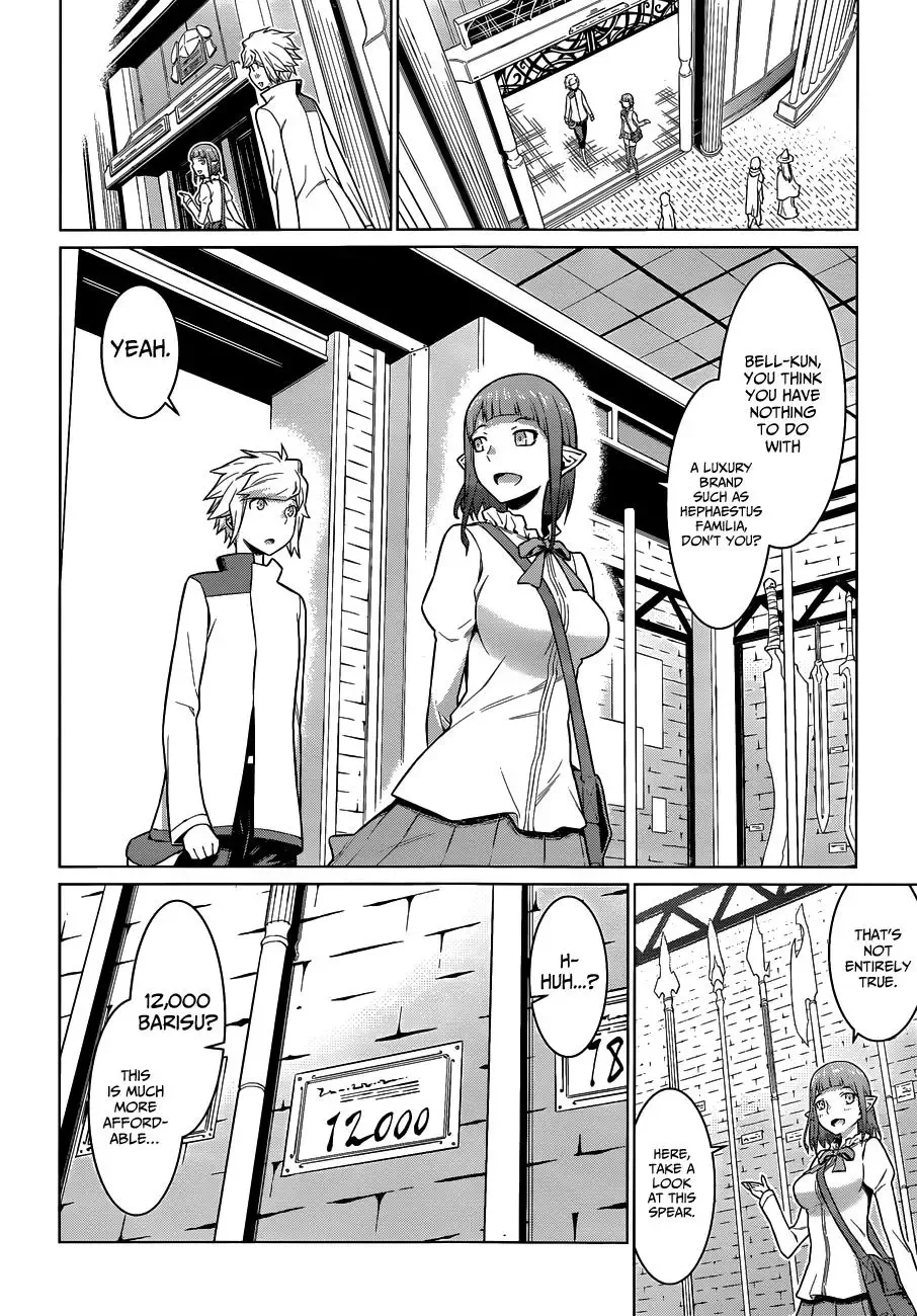Dungeon ni Deai wo Motomeru no wa Machigatteiru Darou ka Chapter 15 page 5