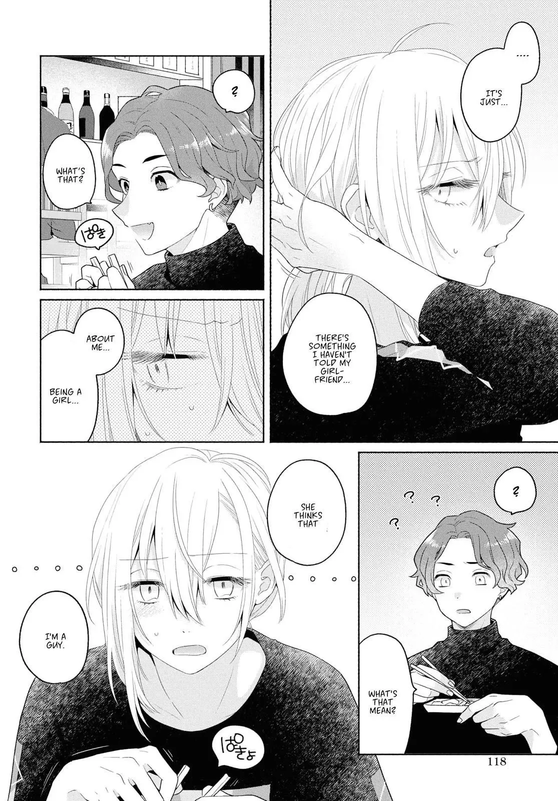 Handsome Girl and Sheltered Girl Chapter 7 page 12
