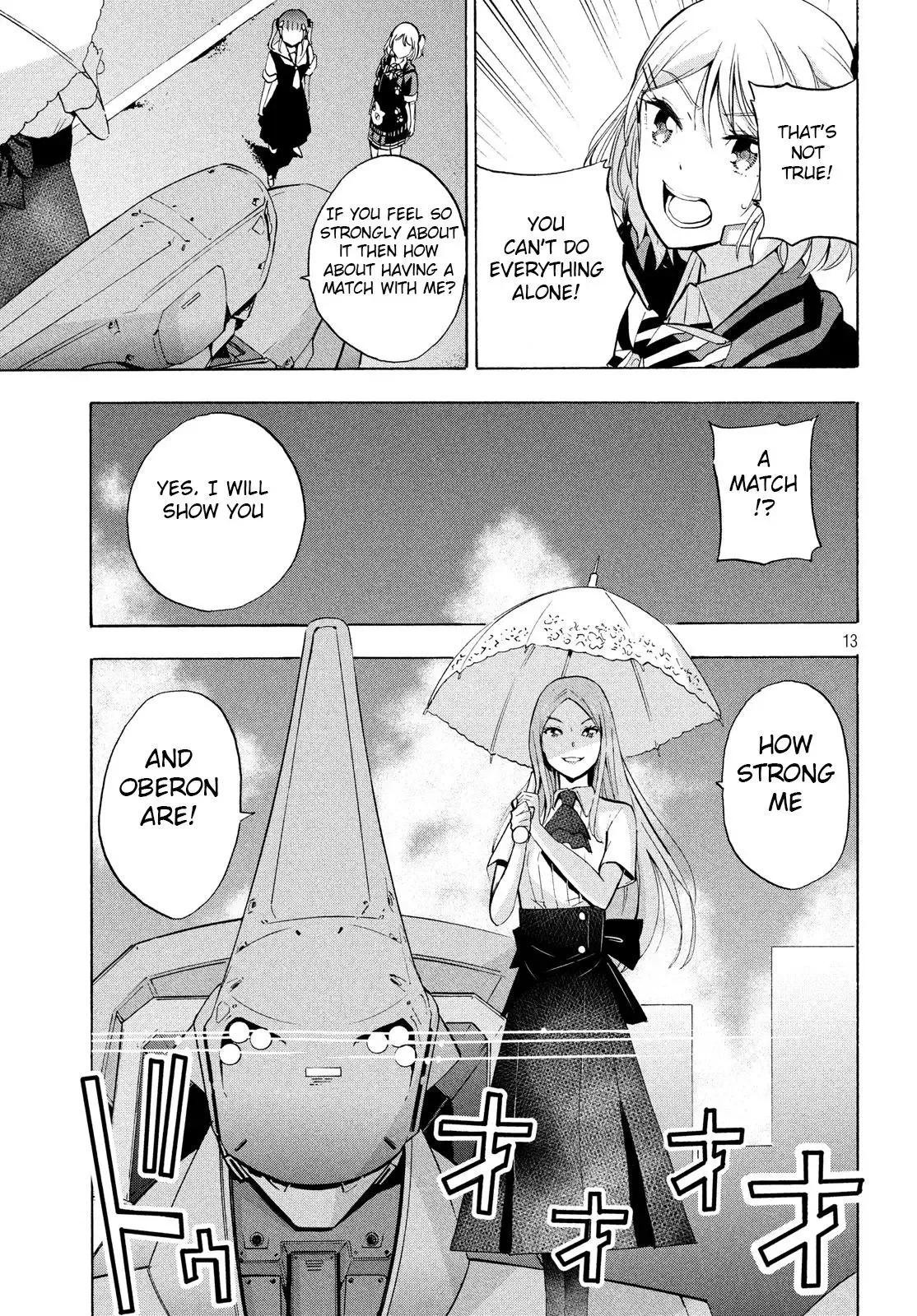 Robot Izonkei Joshi no Meiwaku na Nichijou Chapter 7 page 13