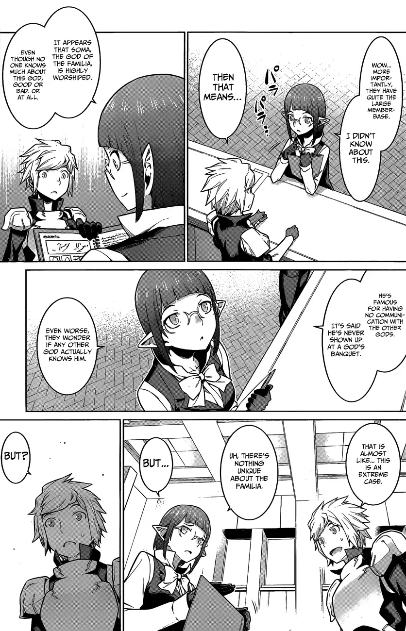 Dungeon ni Deai wo Motomeru no wa Machigatteiru Darou ka Chapter 18 page 6