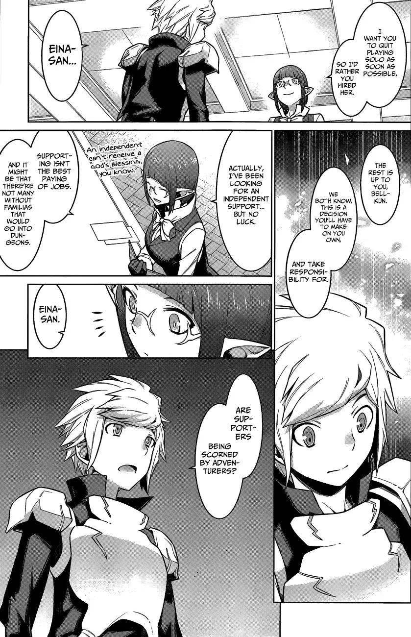 Dungeon ni Deai wo Motomeru no wa Machigatteiru Darou ka Chapter 18 page 8