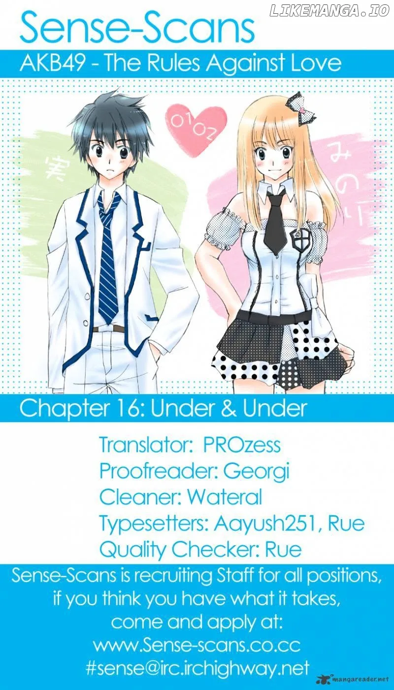 AKB49 - Renai Kinshi Jourei Chapter 16 page 1